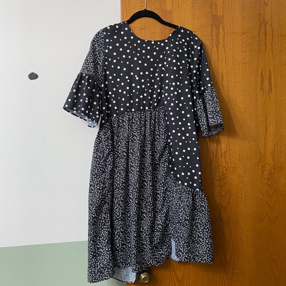 Modern Designer Polka Dot Dress